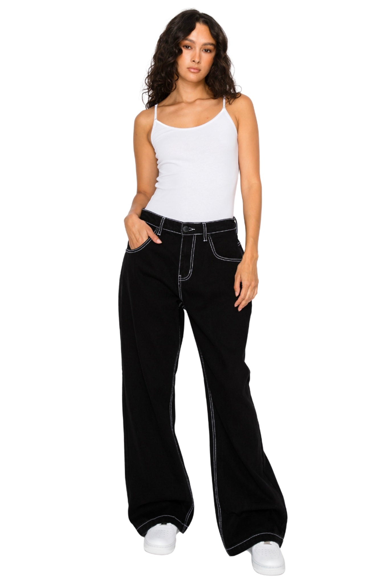 Women's Ultra Baggy Wide-Leg Denim Jeans