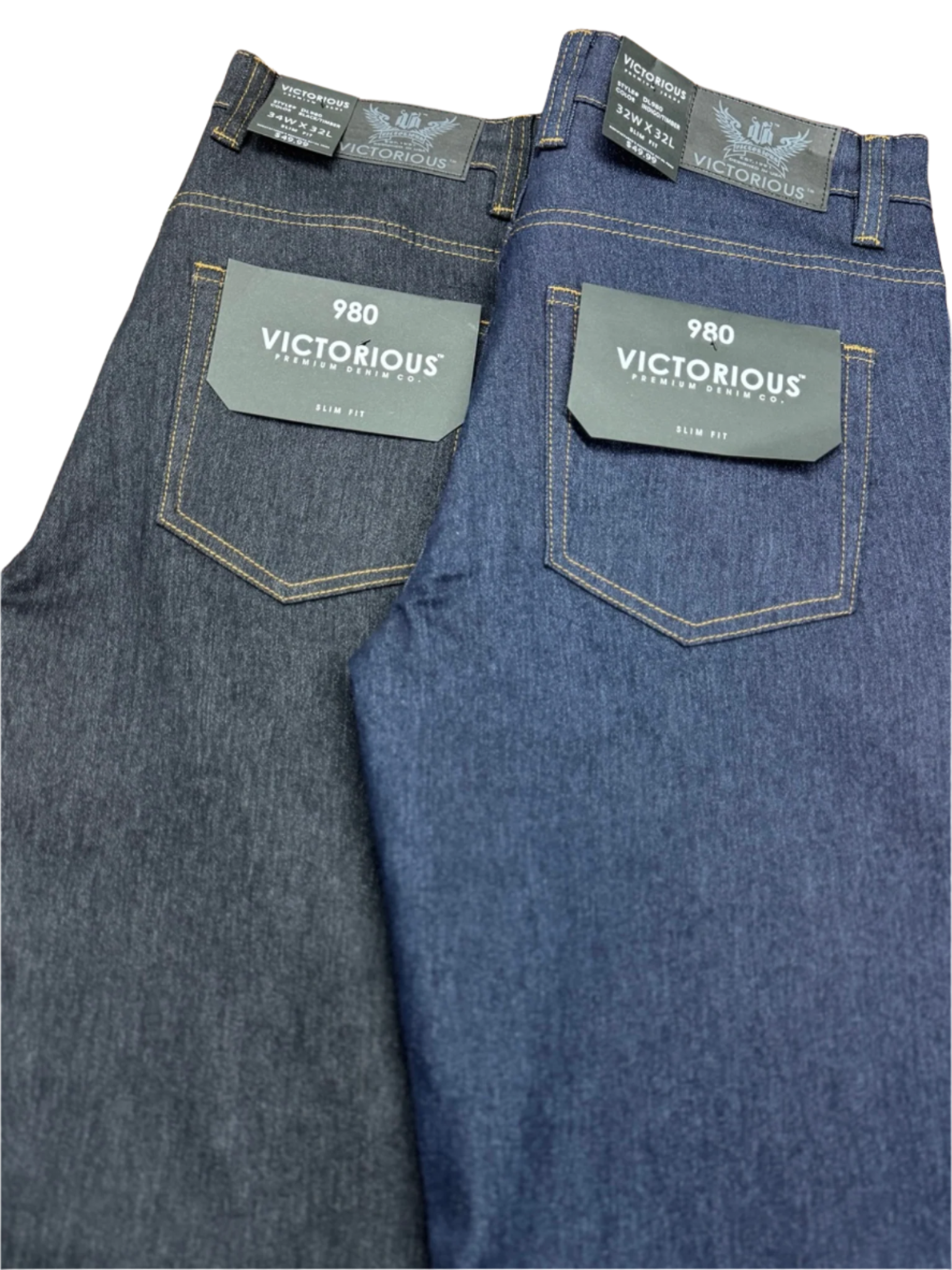 Raw Denim Popular Jean Brands 9-Dots Regular Jeans Raw Denim