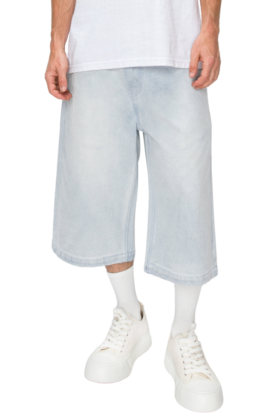 Men's AEGIS Ultra Baggy Y2K Denim Jorts | VICTORIOUS – VICTORIOUSUSA