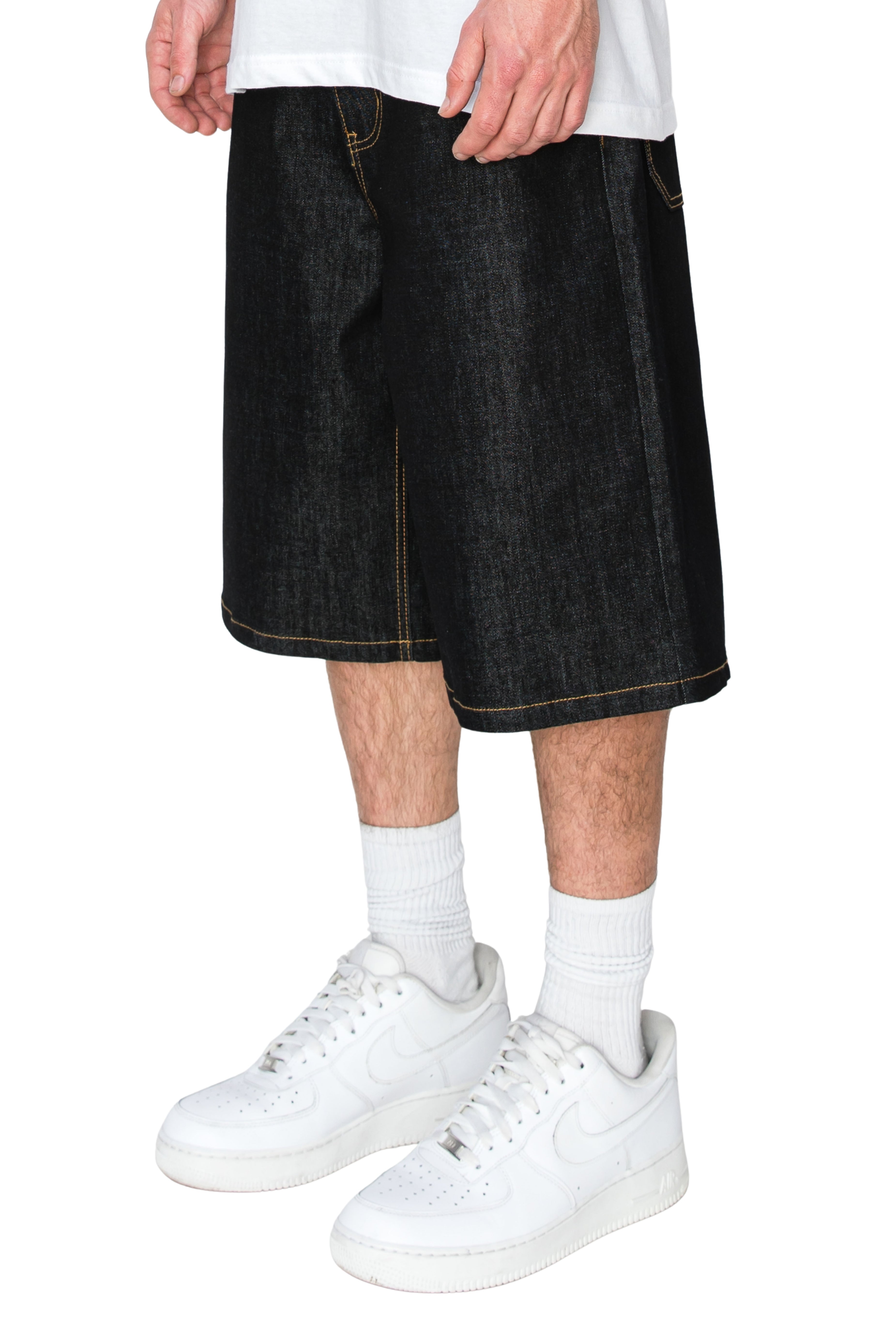 Men's TELLUS Raw Denim Shorts / Jorts | VICTORIOUS – VICTORIOUSUSA