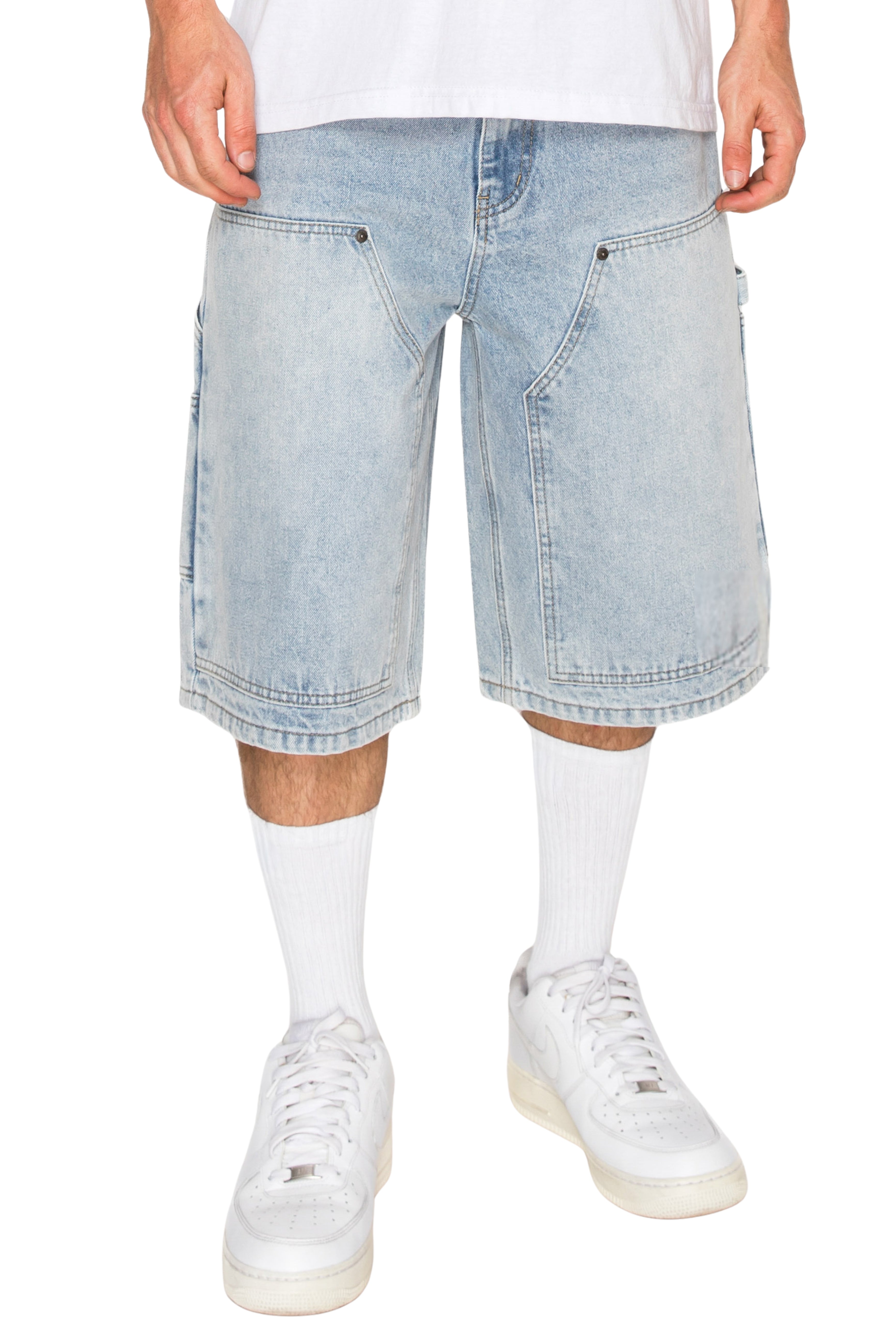 Men's DRAFT Baggy Fit Carpenter Denim Shorts | VICTORIOUS