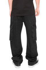 ANCHOR Baggy Fit Cargo Denim Jeans