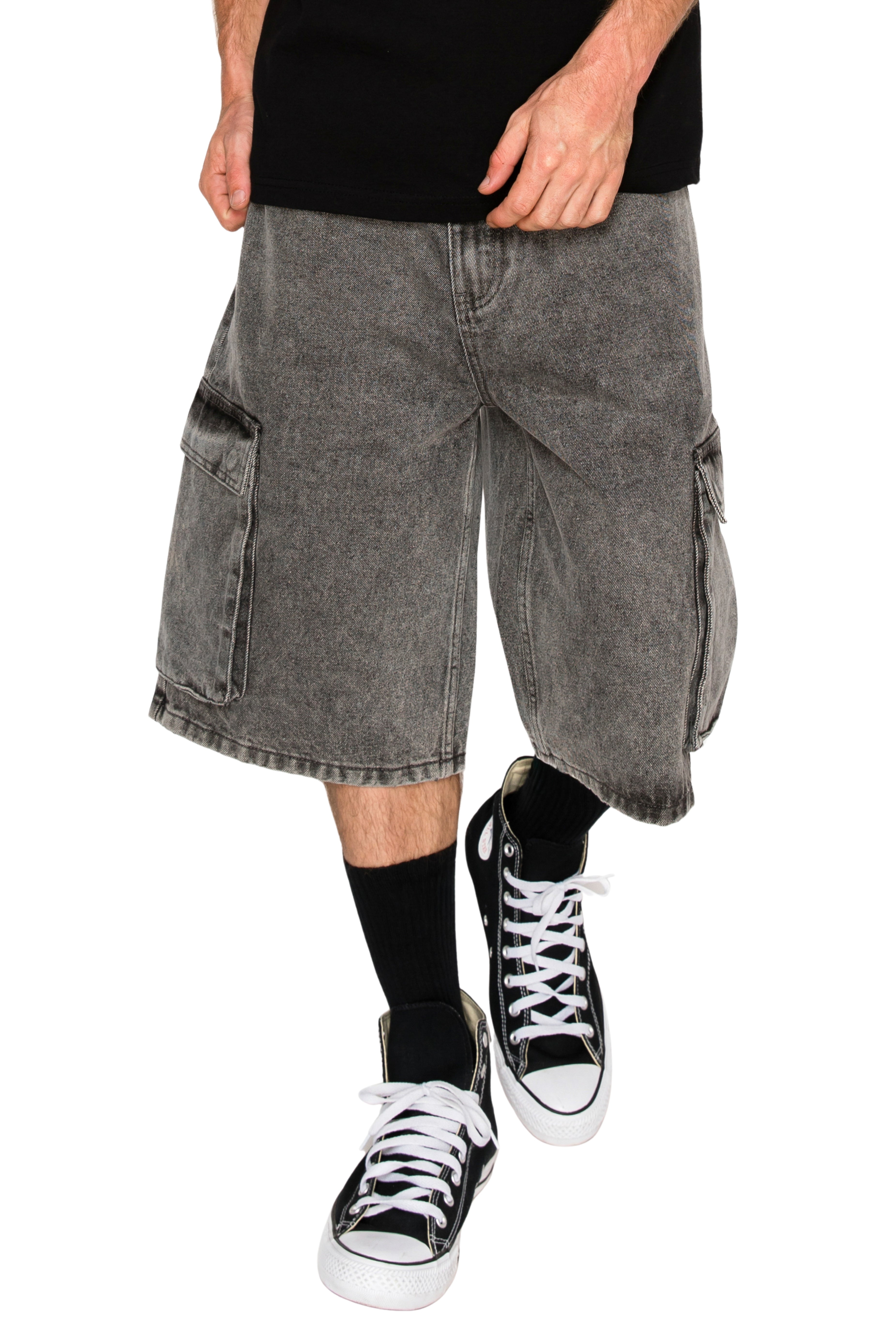 Men's VAULT Baggy Fit Cargo Denim Shorts | VICTORIOUS – VICTORIOUSUSA