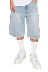 DRAFT Baggy Fit Carpenter Denim Shorts