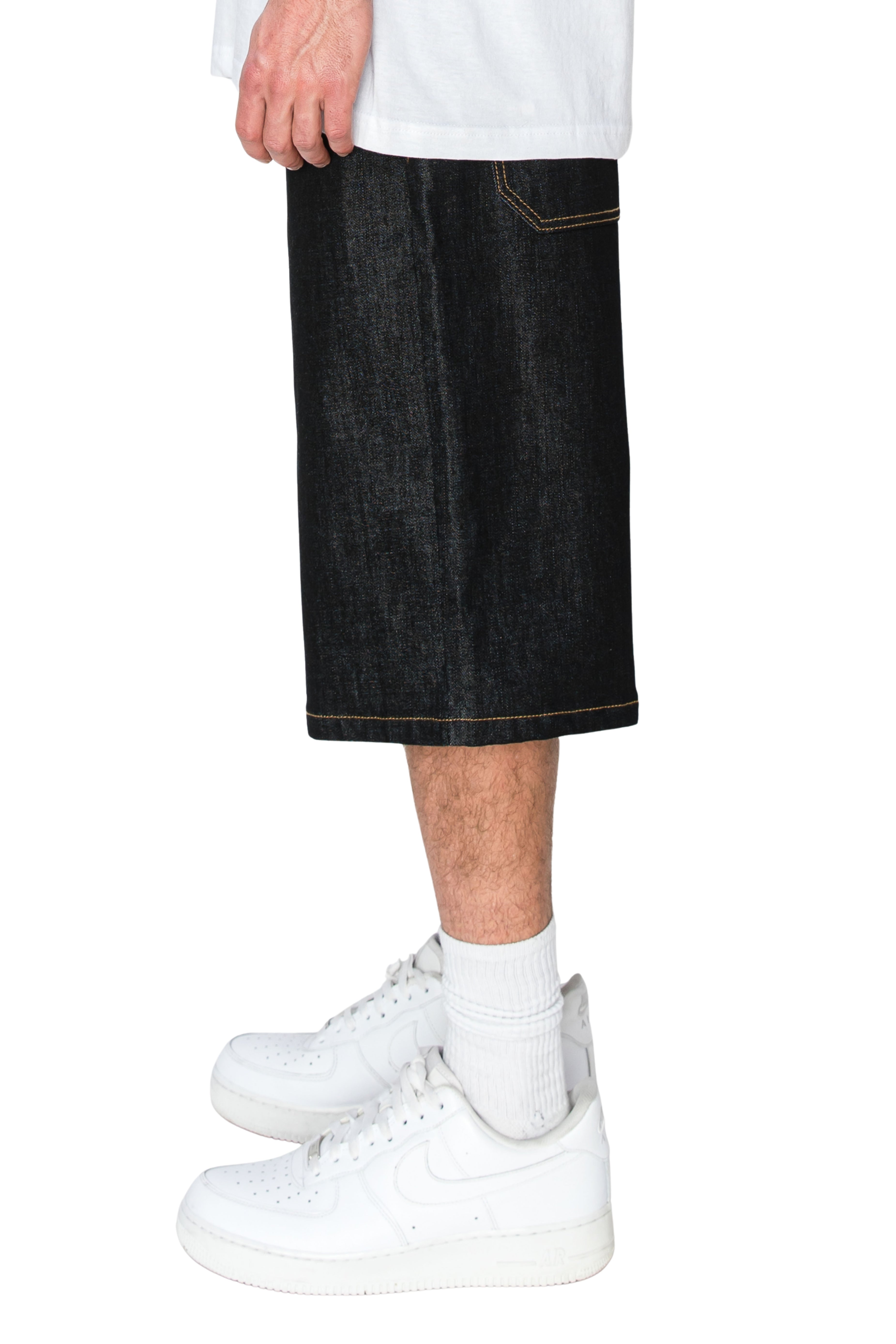 Men's TELLUS Raw Denim Shorts / Jorts | VICTORIOUS – VICTORIOUSUSA