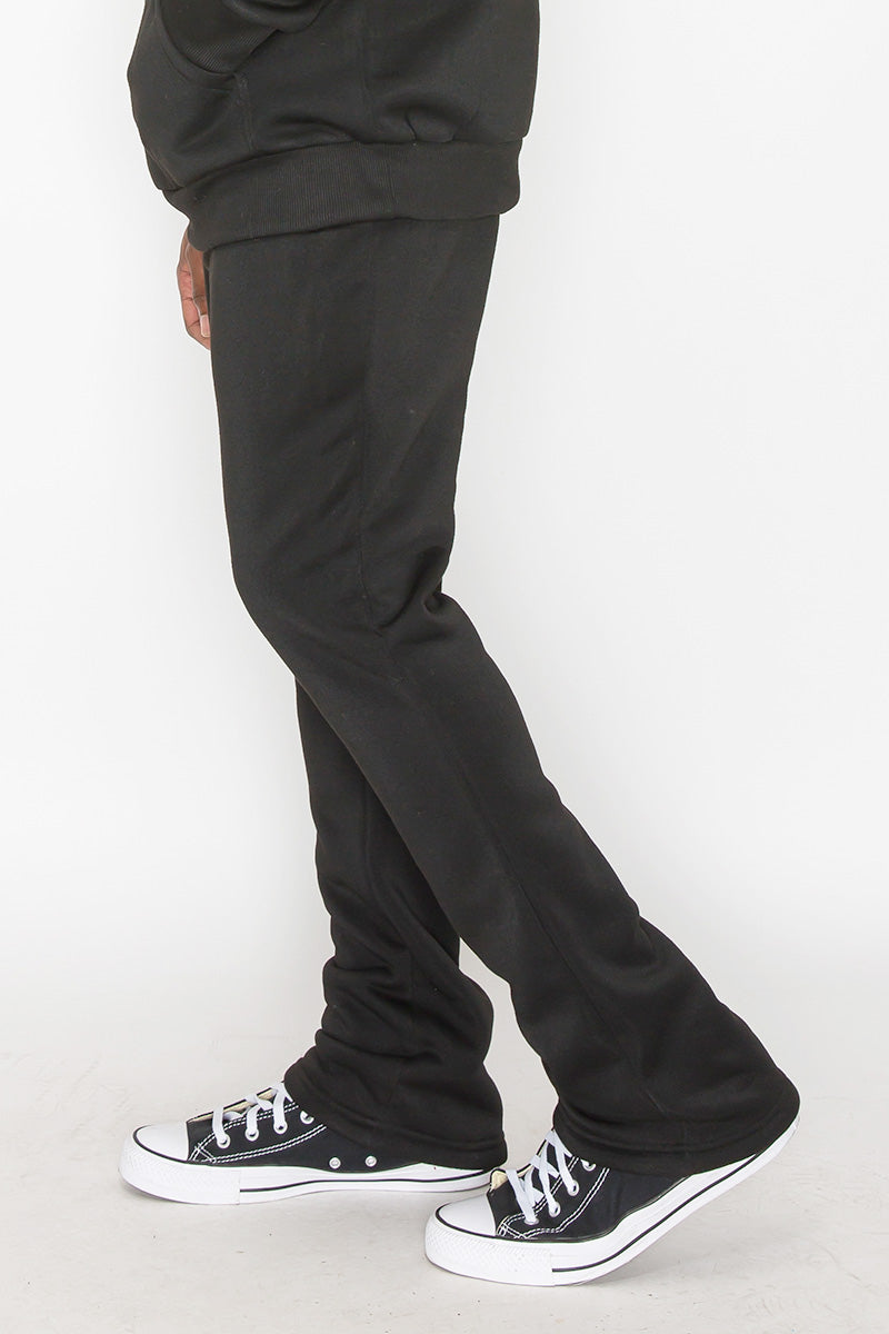 Flare Stacked Fleece Pants