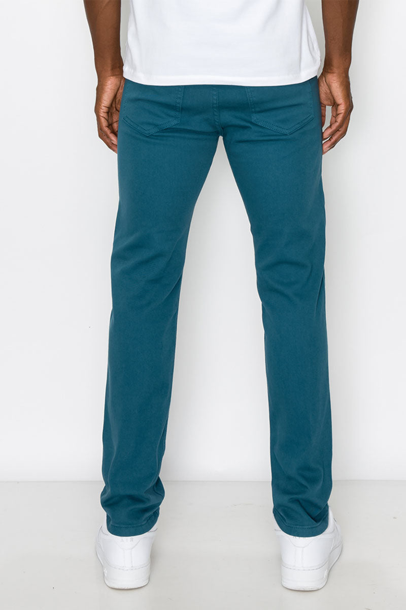 ESSENTIAL COLORED SKINNY JEANS - DEVIL BLUE