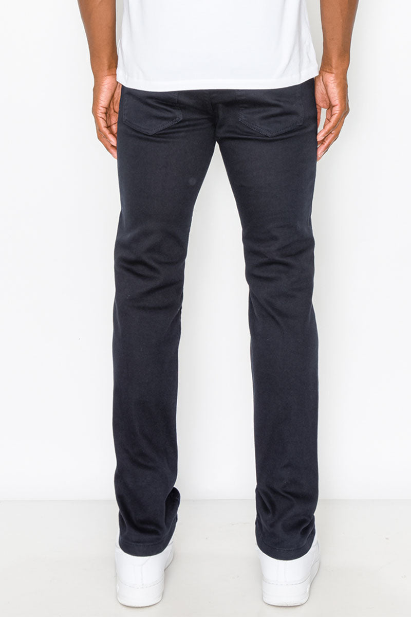 ESSENTIAL COLORED SKINNY JEANS - NAVY