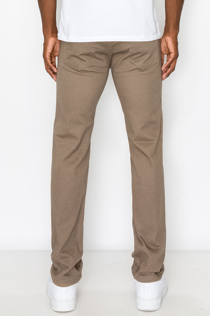 ESSENTIAL COLORED SKINNY JEANS - TAUPE