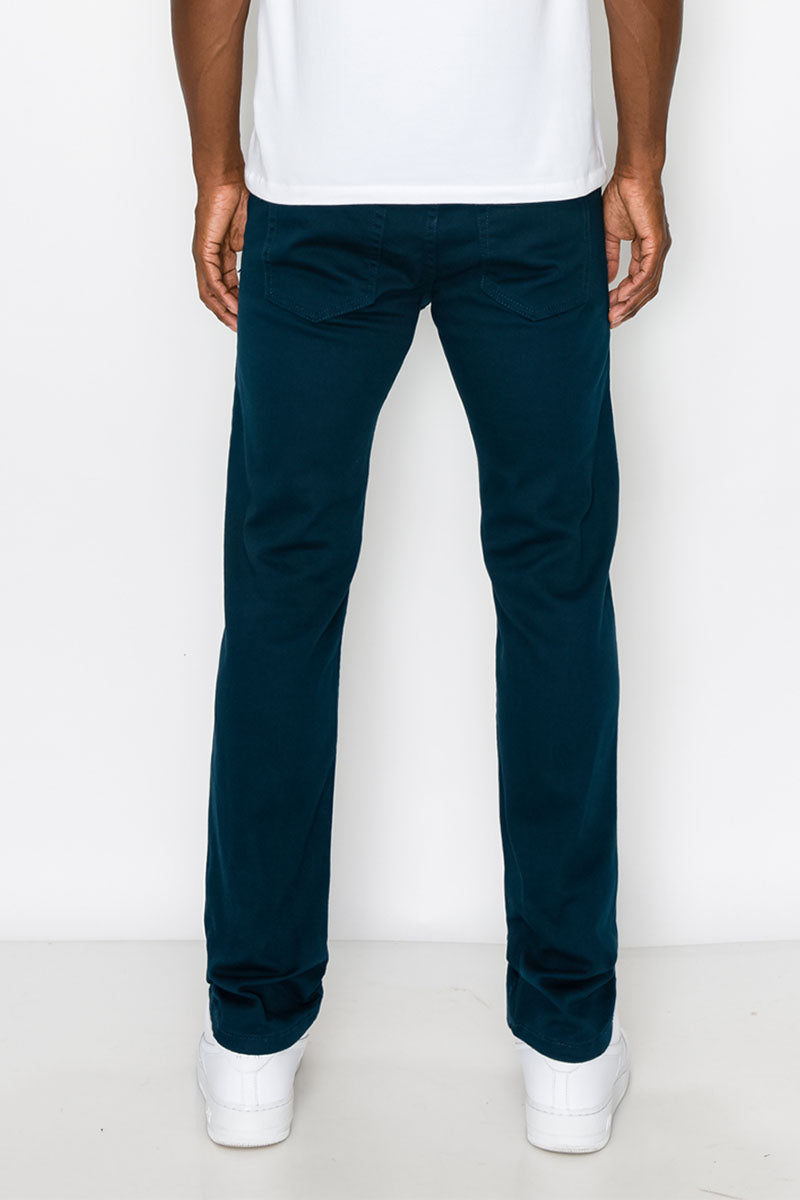 ESSENTIAL COLORED SKINNY JEANS -  TEAL