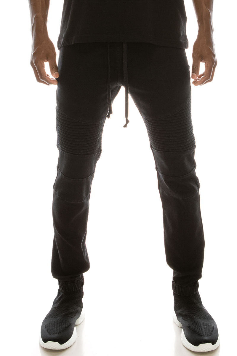 Men's Essential Biker Denim Jogger Pants | VICTORIOUS – VICTORIOUSUSA