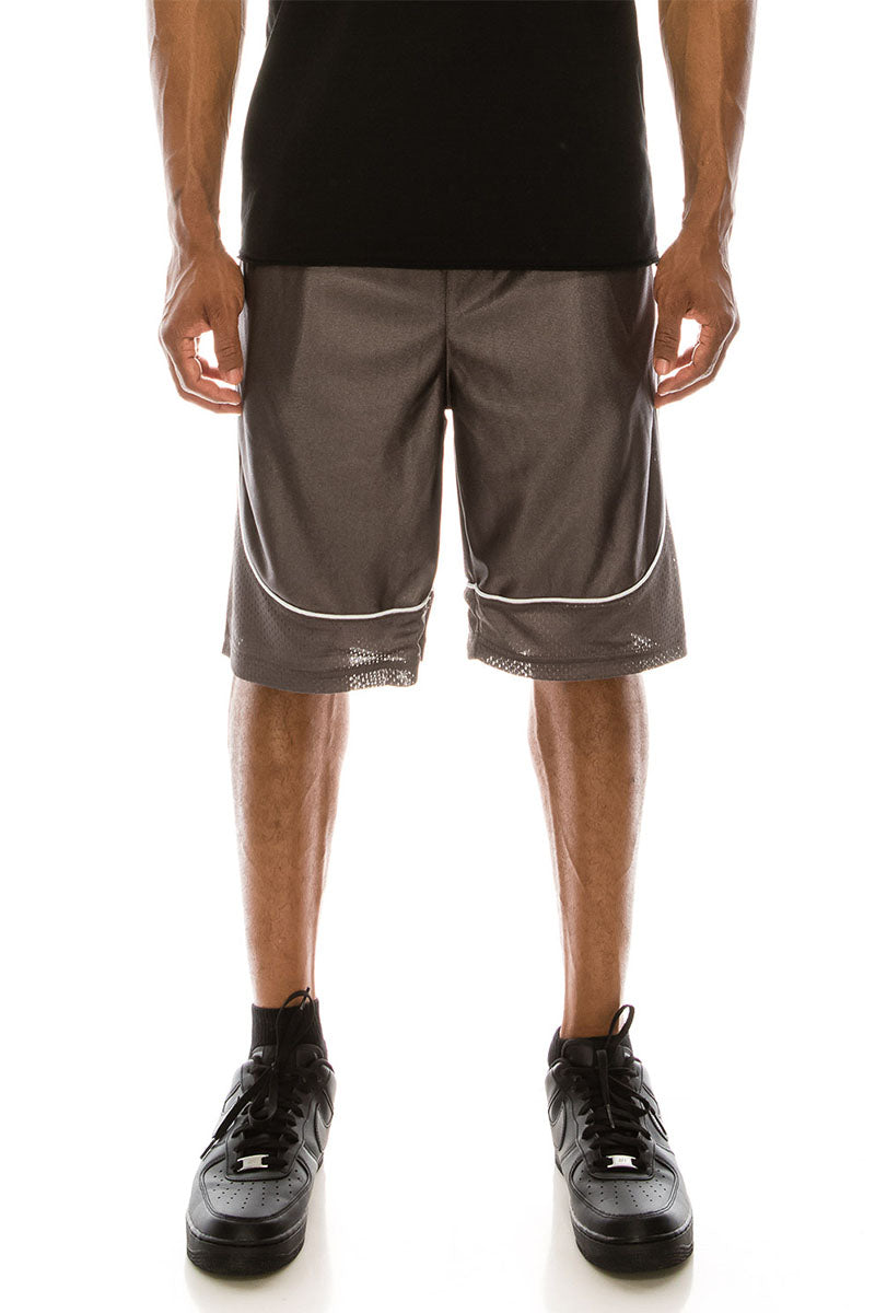 Dazzle Mesh Shorts - Charcoal