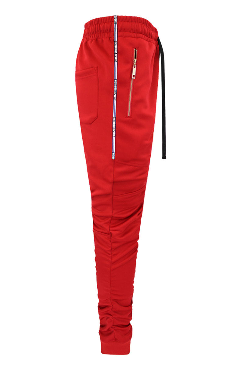 Bungee Track Pants - Red