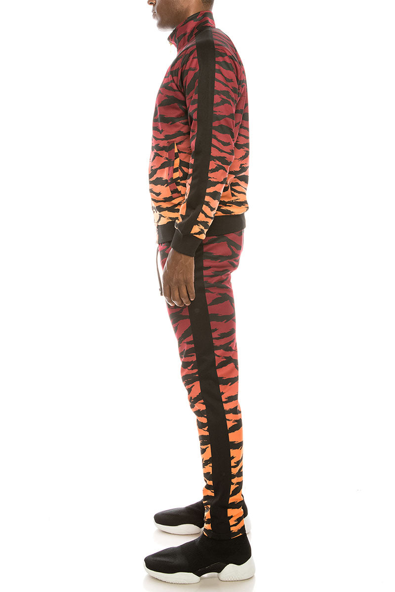 Dip Dye Tiger Track Suit