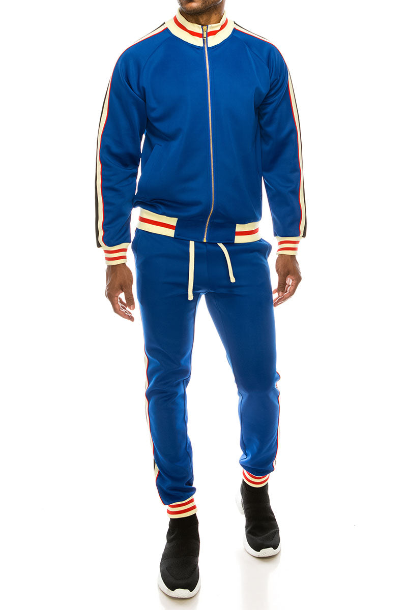 Side Stripe Track Suit VICTORIOUSUSA