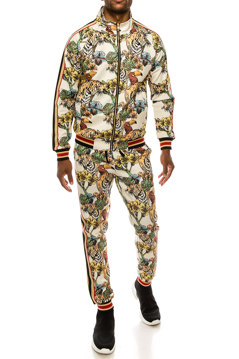 Jungle Tiger Track Suit - Off White