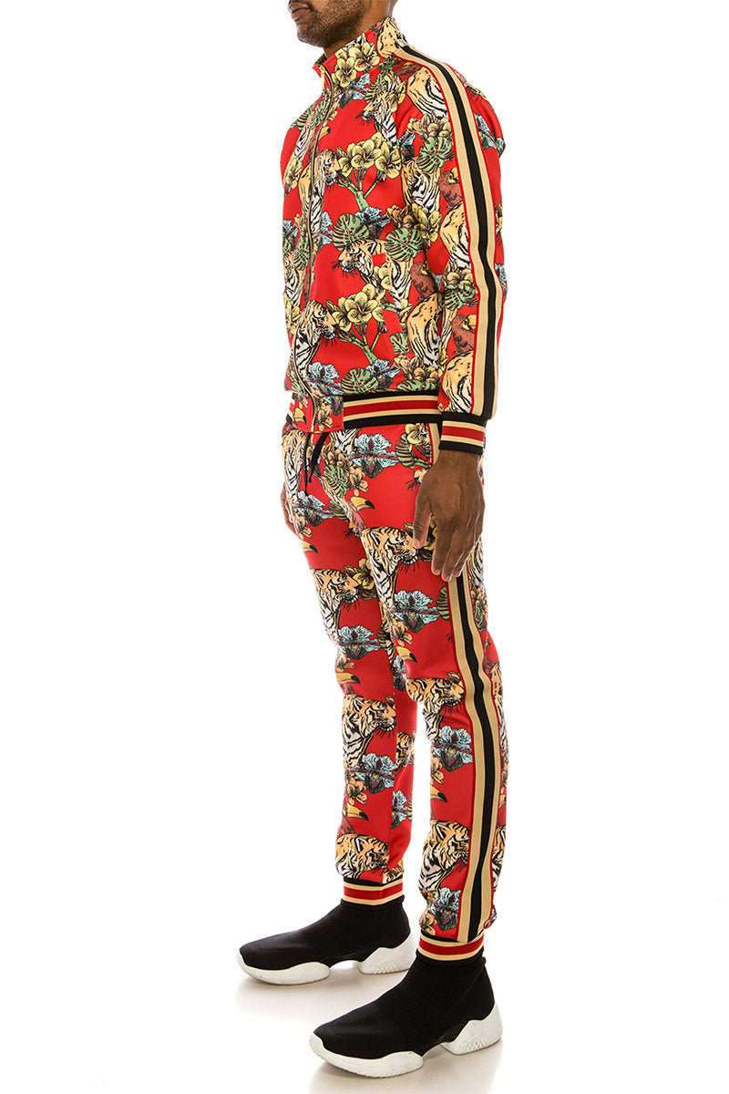 JUNGLE TIGER SUITS SET - RED