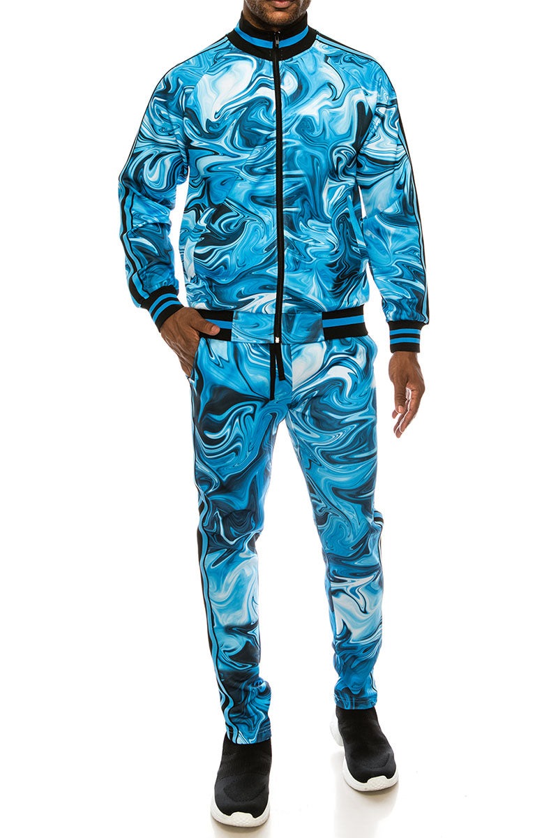 MARBLE TRACKSUITS - ROYAL BLUE