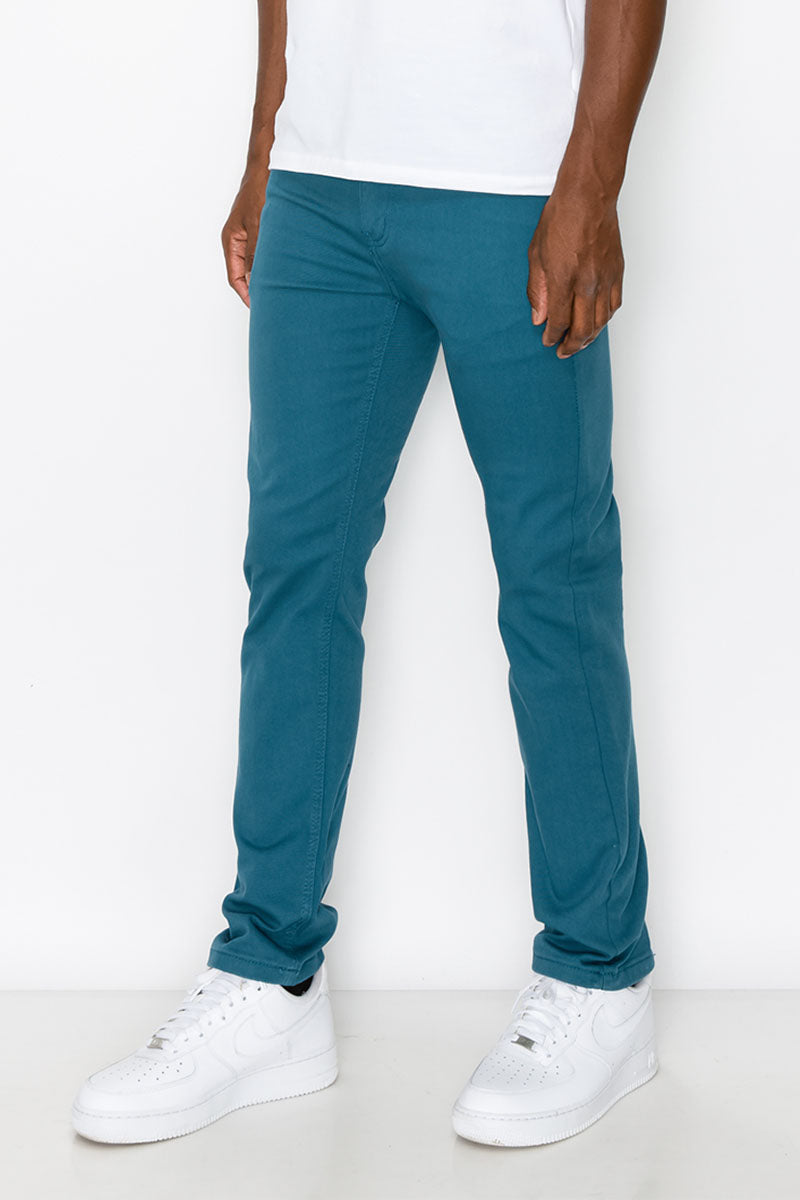 ESSENTIAL COLORED SKINNY JEANS - DEVIL BLUE