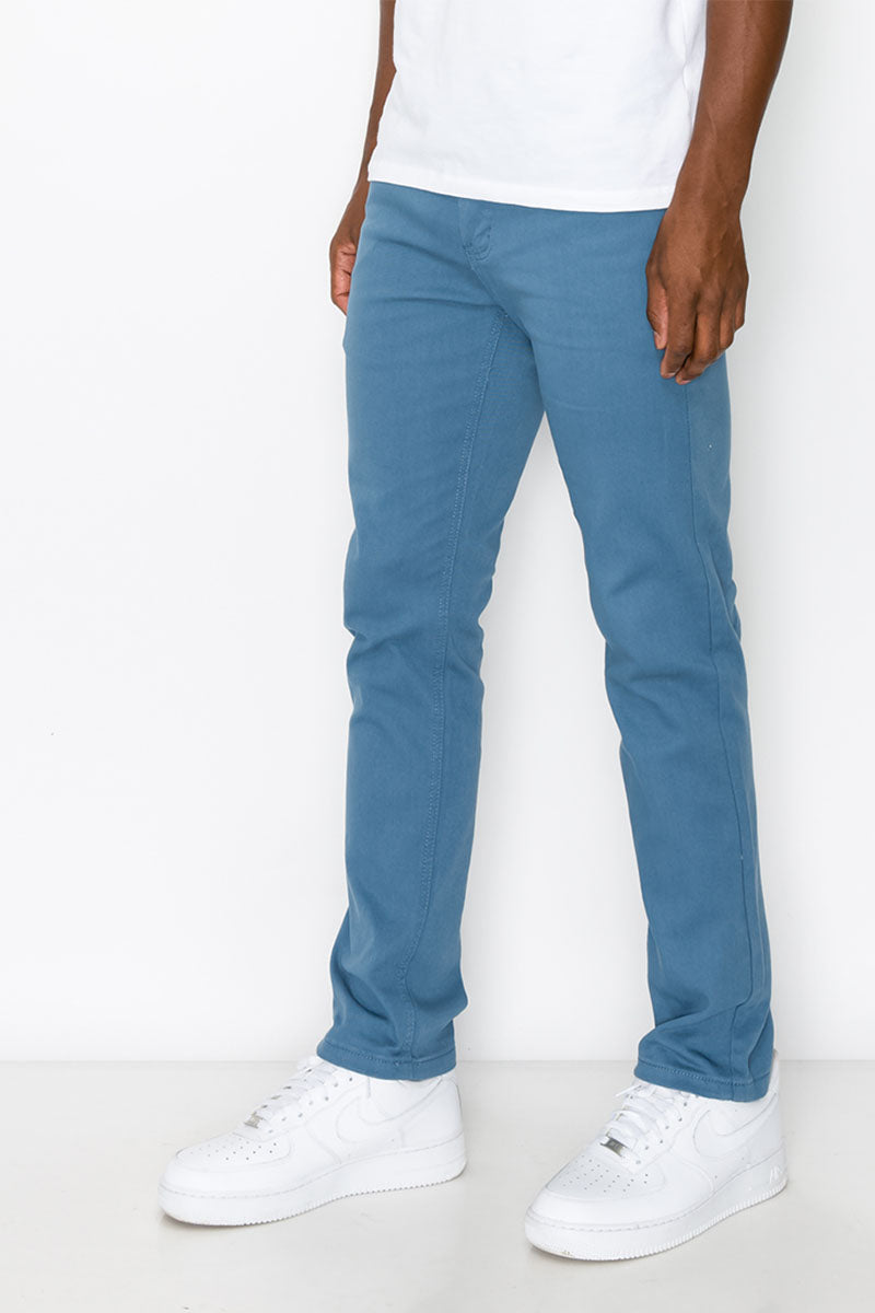 ESSENTIAL COLORED SKINNY JEANS - FRENCH BLUE