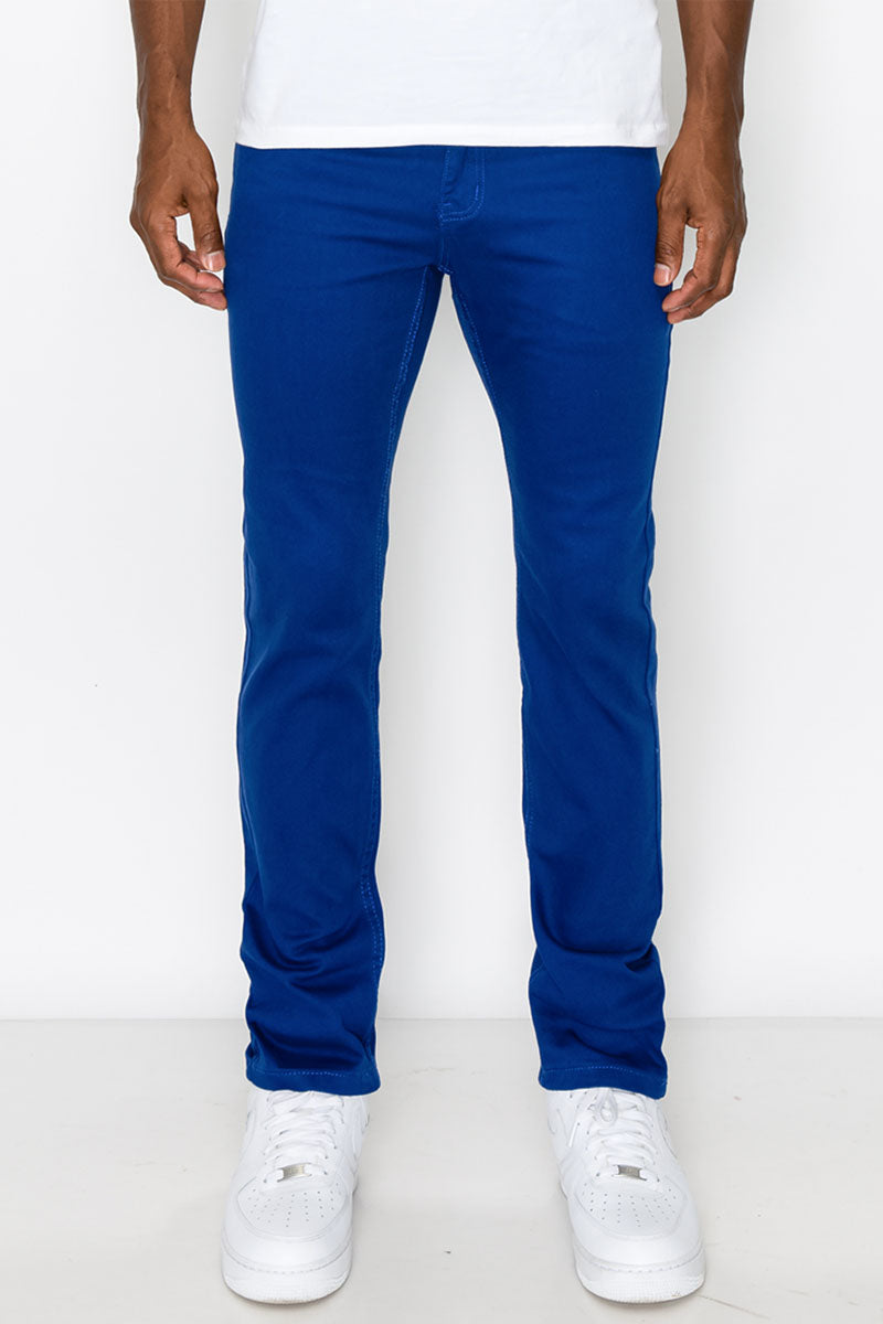 ESSENTIAL COLORED SKINNY JEANS - ROYAL BLUE