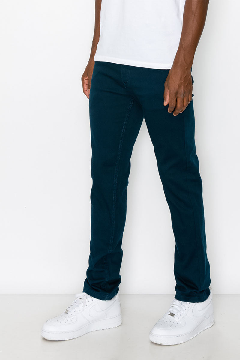 ESSENTIAL COLORED SKINNY JEANS -  TEAL