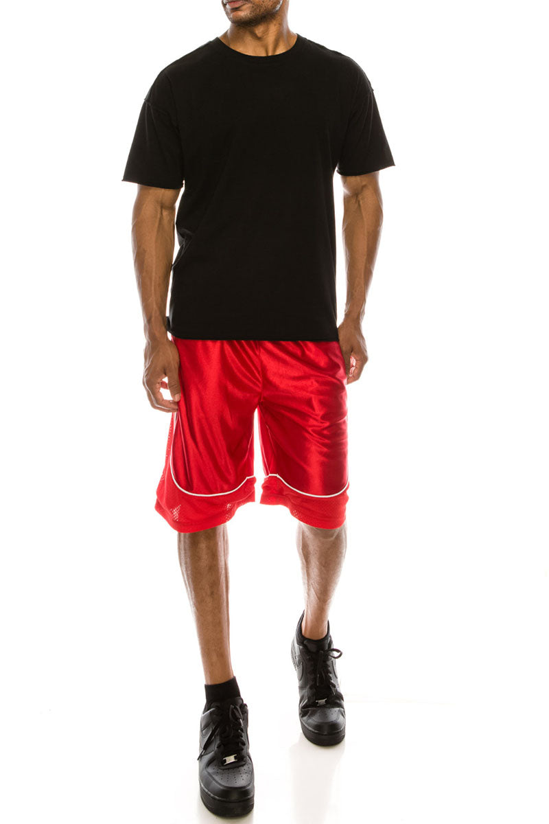 DAZZLE SHORTS - RED