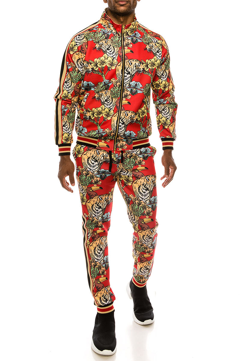 JUNGLE TIGER SUITS SET - RED
