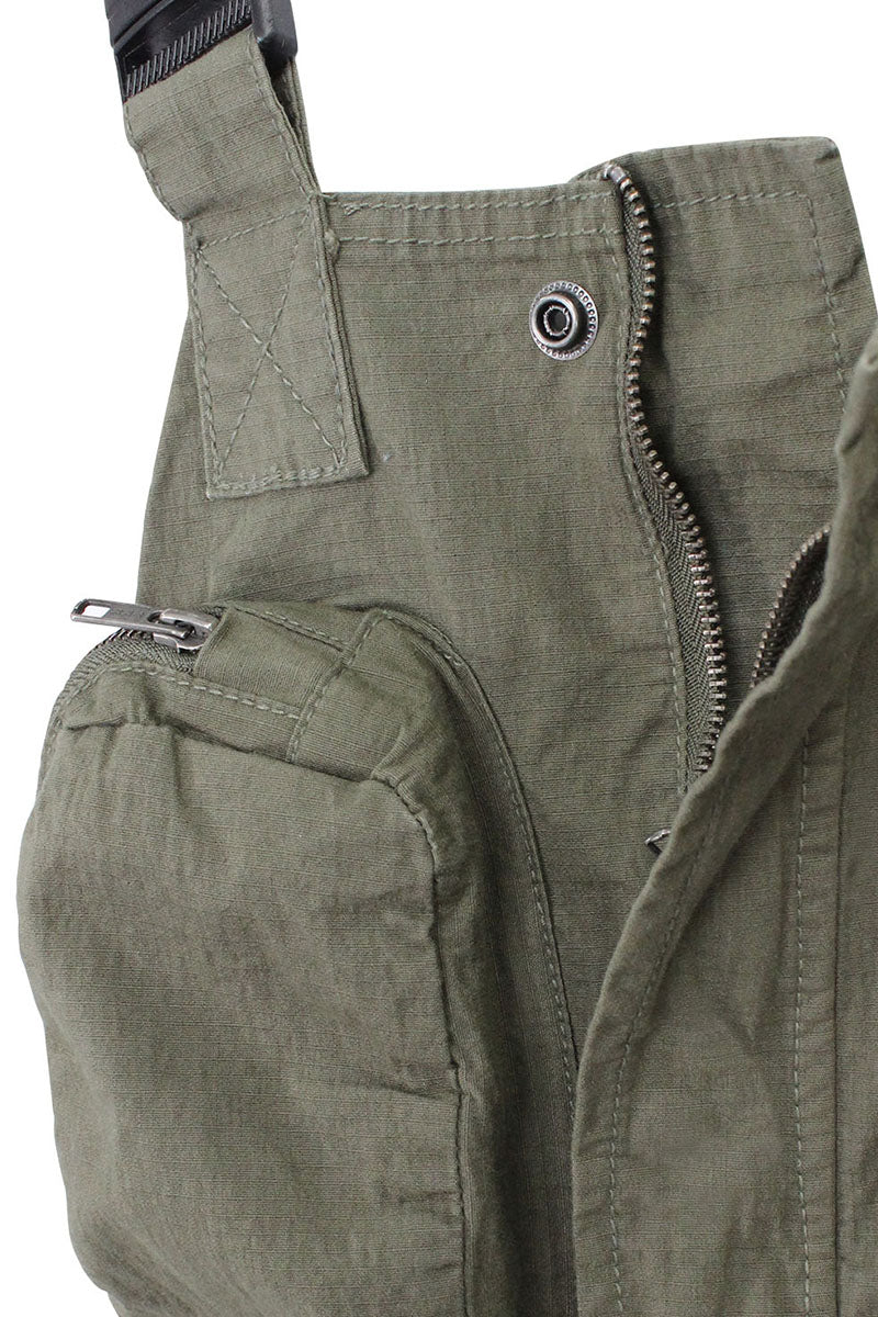 FRONT PULL ZIP CARGO SHAPE OVERALL