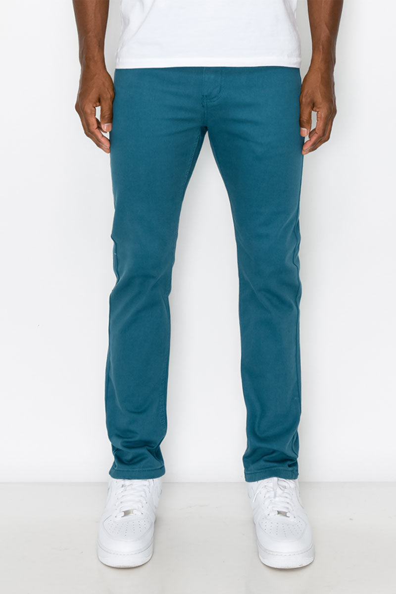 ESSENTIAL COLORED SKINNY JEANS - DEVIL BLUE