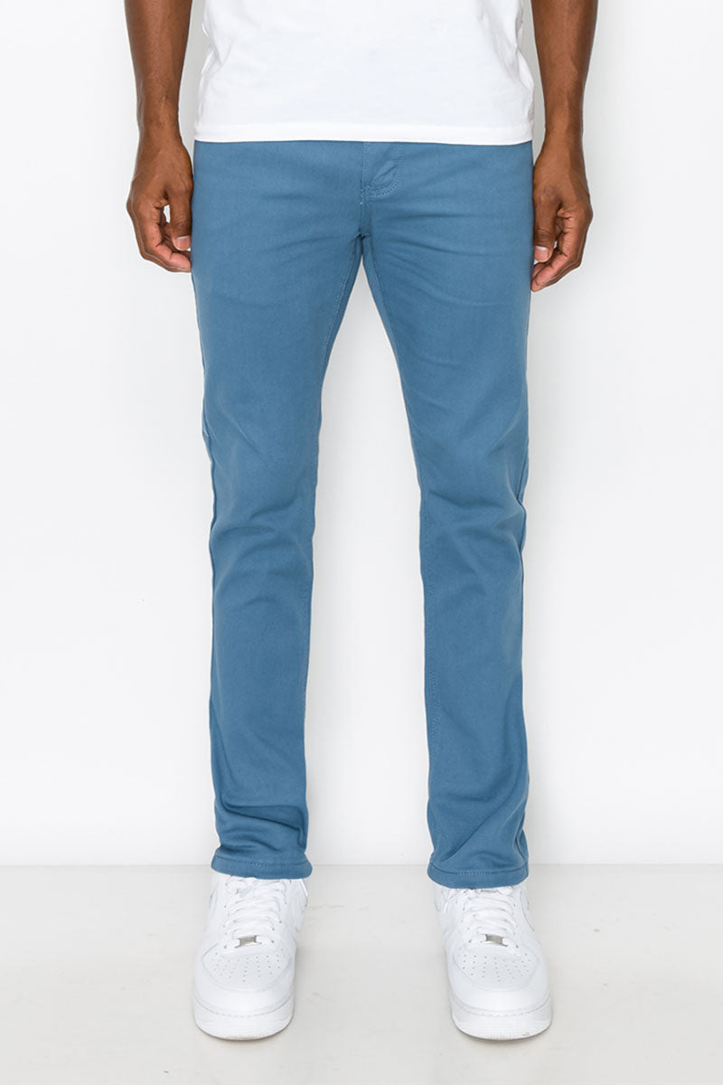 ESSENTIAL COLORED SKINNY JEANS - FRENCH BLUE