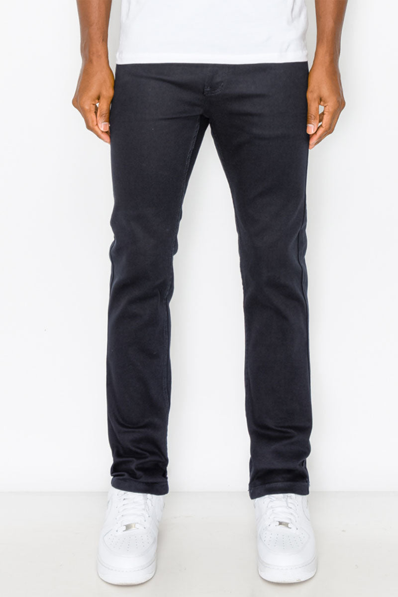 ESSENTIAL COLORED SKINNY JEANS - NAVY