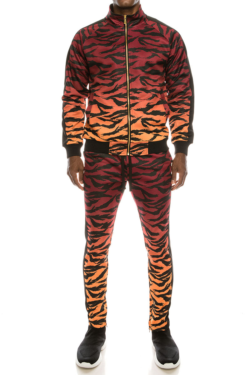 Dip Dye Tiger Track Suit