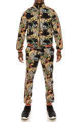 Jungle Tiger Tracksuit - Black
