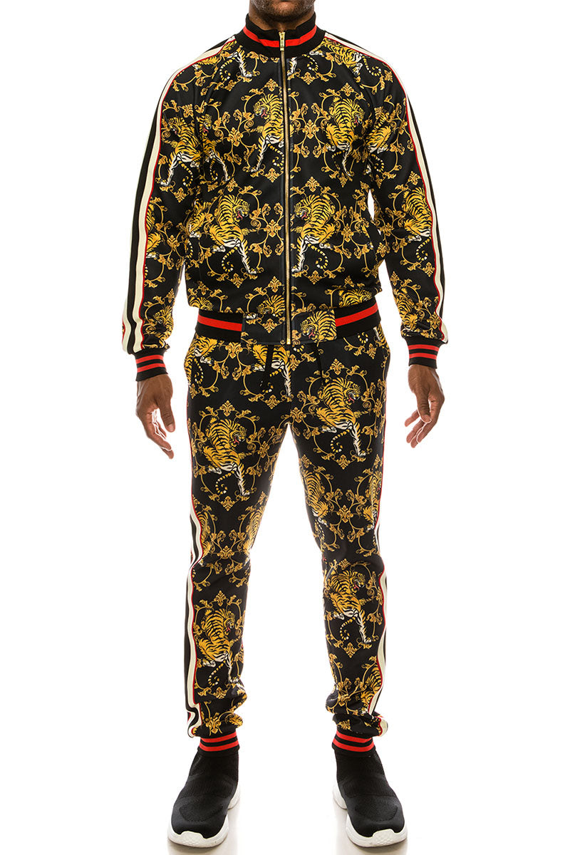 Crouching Tiger Track Suit - Black