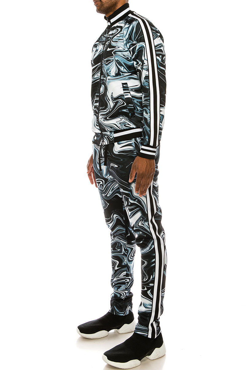 MARBLE TRACKSUITS - BLACK