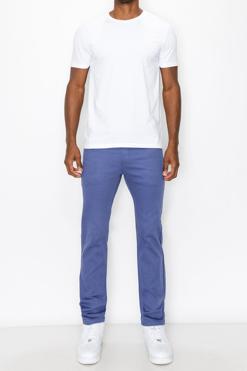 ESSENTIAL COLORED SKINNY JEANS - LIGHT BLUE