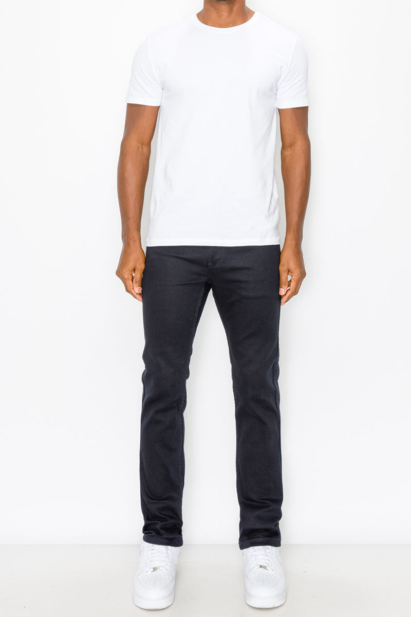 ESSENTIAL COLORED SKINNY JEANS - NAVY