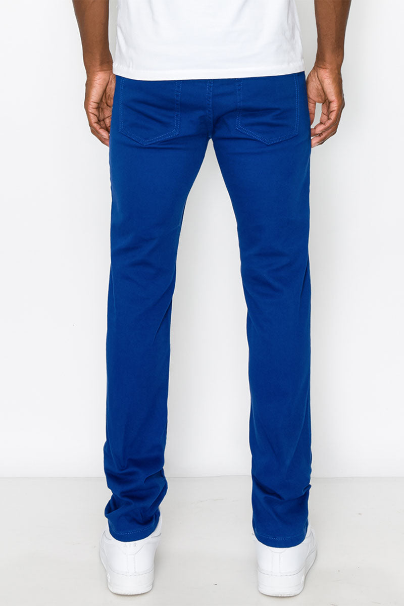 ESSENTIAL COLORED SKINNY JEANS - ROYAL BLUE