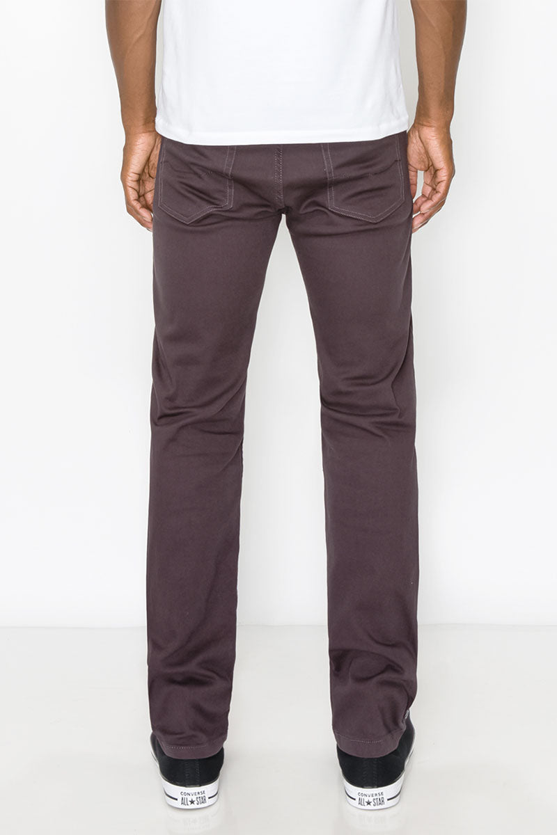 ESSENTIAL  COLORED SLIM  JEANS -  CHARCOAL