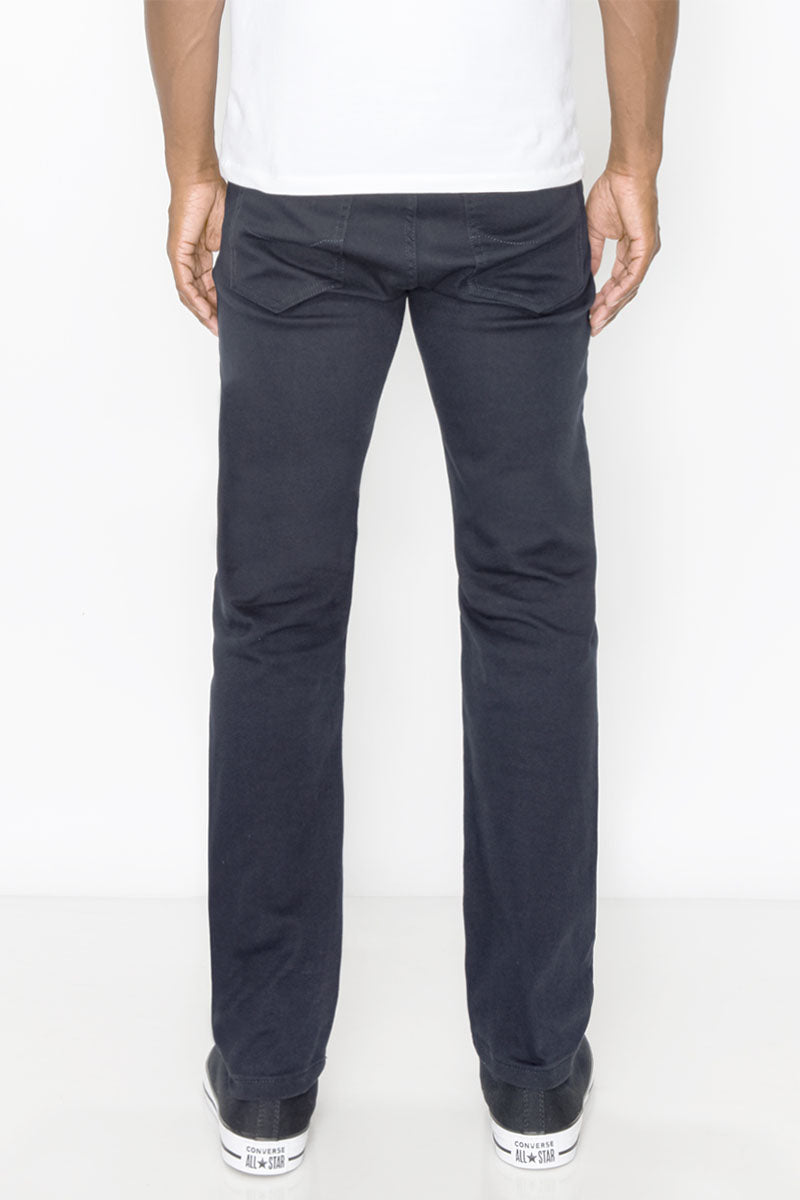 ESSENTIAL COLORED  SLIM JEANS -  NAVY