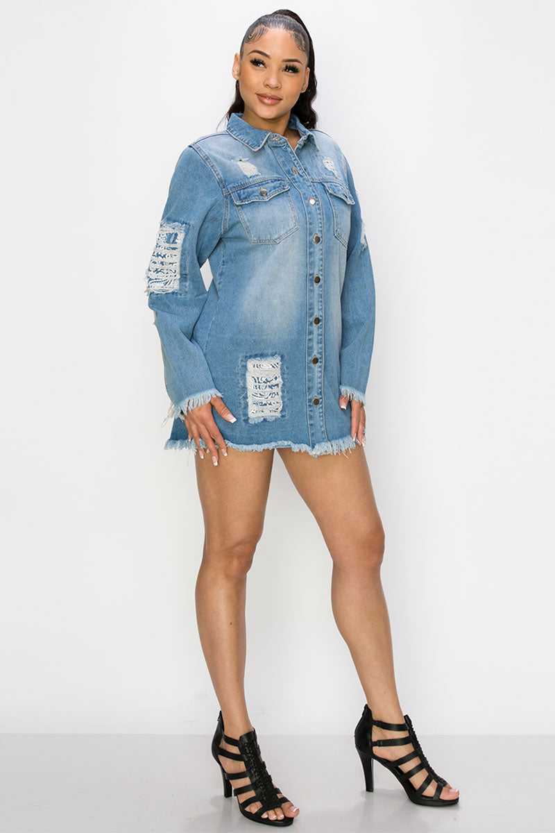 Bandana Denim Overshirts