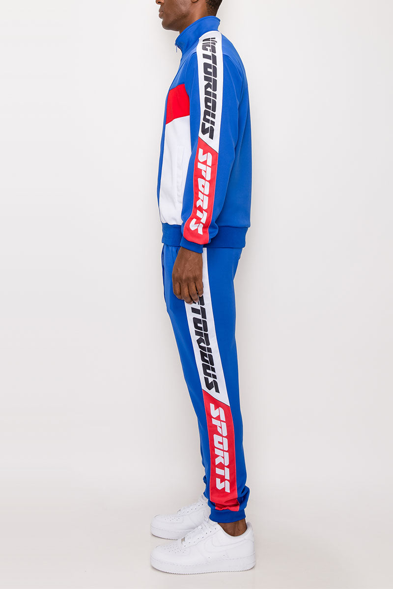 VICTORIOUS SPORTS TRACK SUITS - ROYAL BLUE
