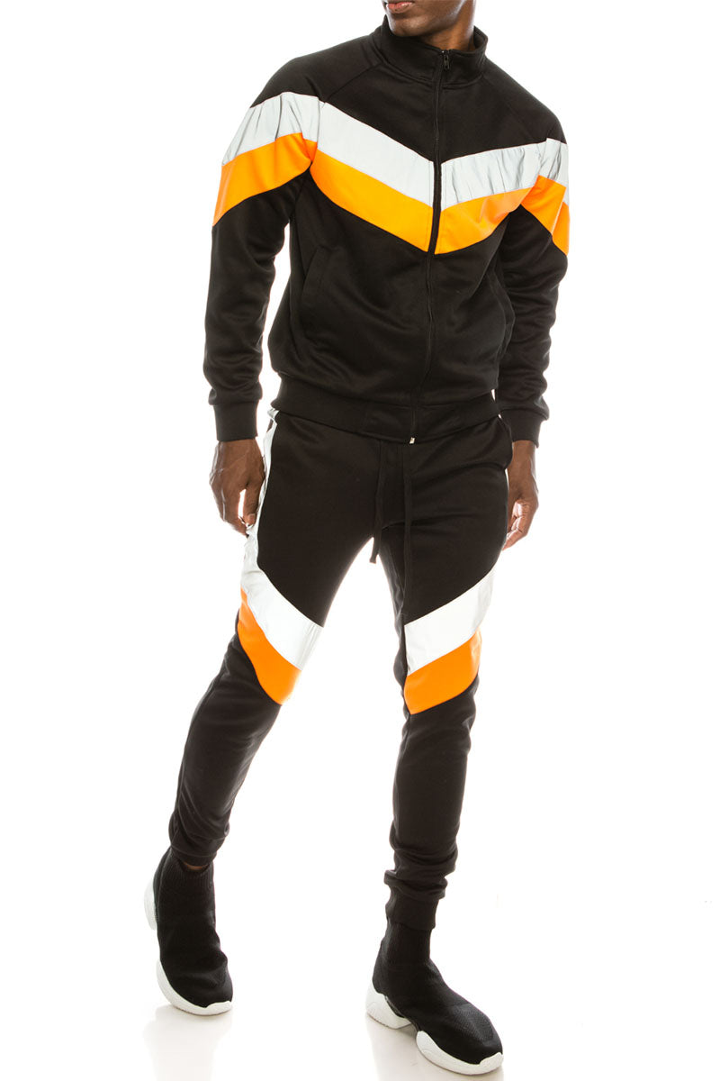 REFLECTIVE PANEL TRACK SET - NEON ORANGE