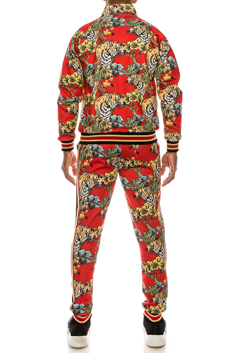 JUNGLE TIGER SUITS SET - RED