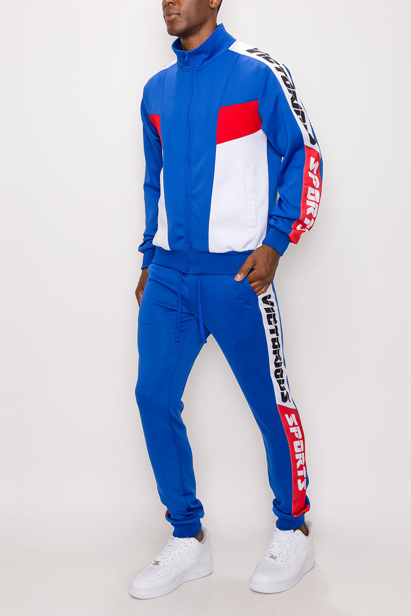 VICTORIOUS SPORTS TRACK SUITS - ROYAL BLUE