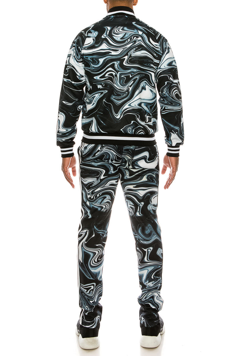 MARBLE TRACKSUITS - BLACK