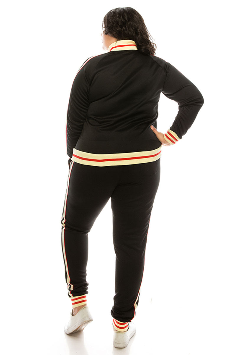 Women's Side Stripe Track Suit (Curve)