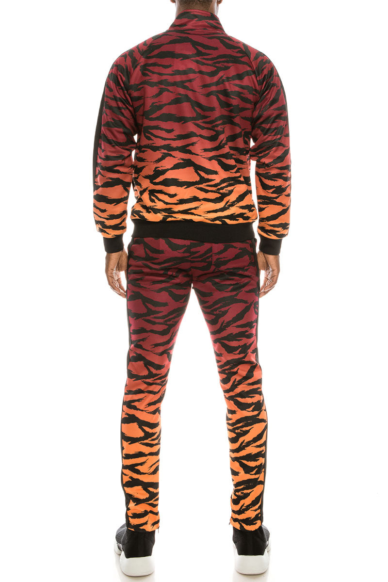 Dip Dye Tiger Track Suit