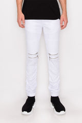 Twill Stacked Jogger Pants